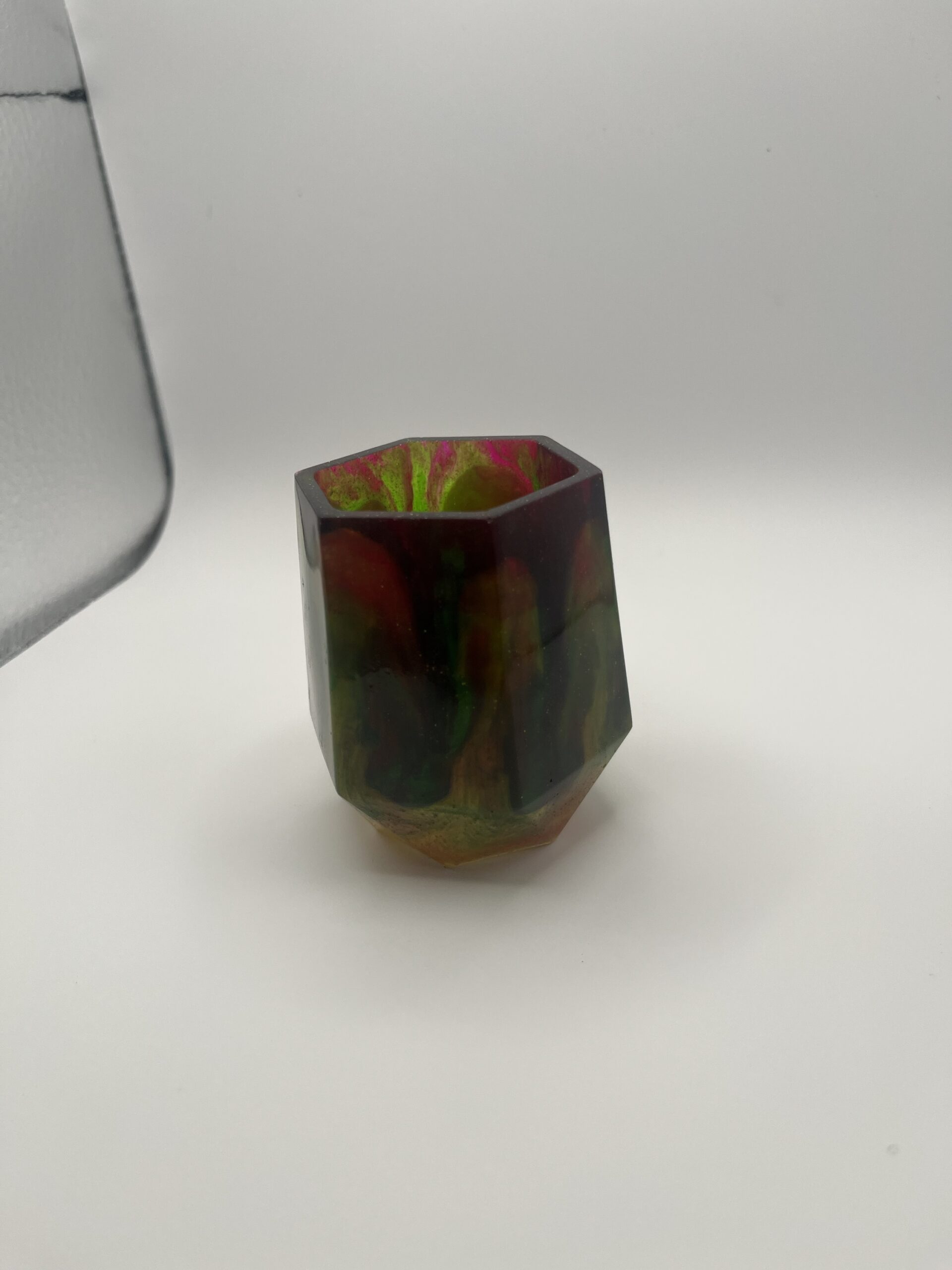 Handgemachter Pinsel-und Stiftehalter| Büro| Tropical Edition| Kunterbunt| Unikat – Bild 5