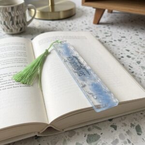 Lesezeichen mit Sticker| Handmade| Pastell