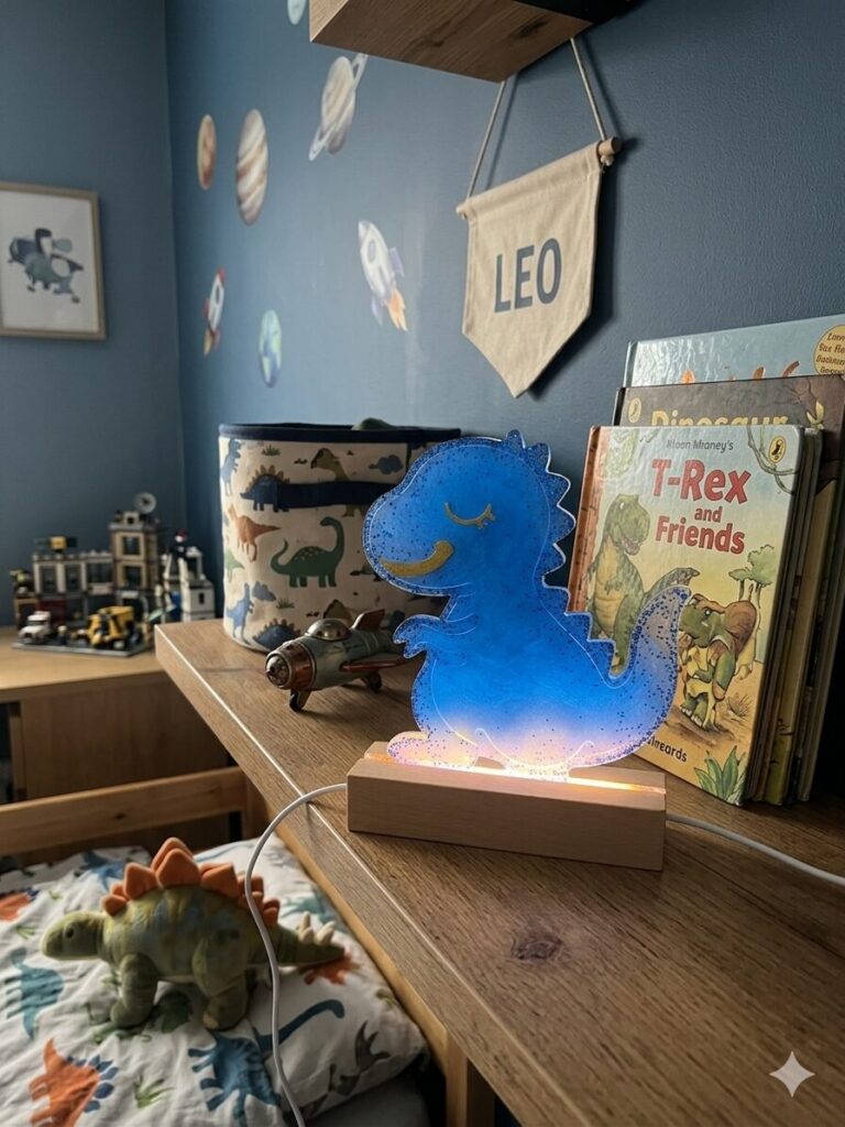 Dino Tischlampe für Kinder